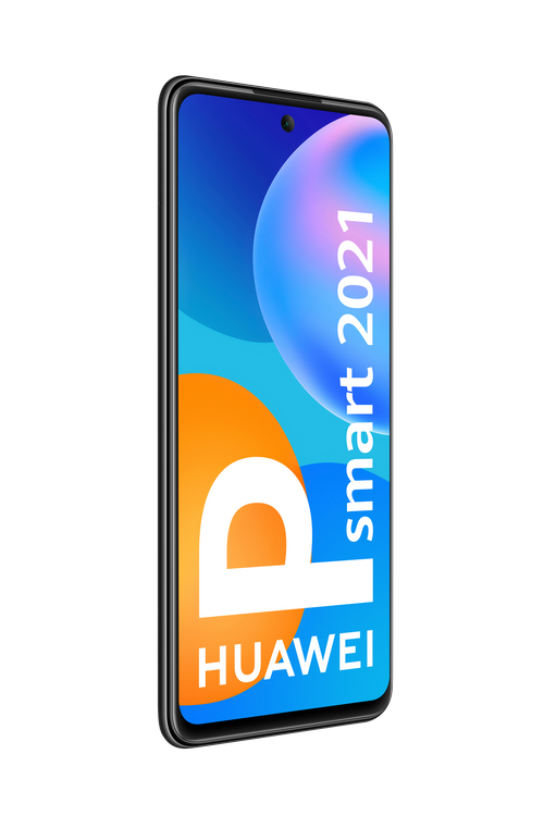 Huawei P Smart 2021, Negro, 128 GB, 4 GB RAM, 6.67" Full HD+, Kirin 710A, 5000 mAh + Watch Fit