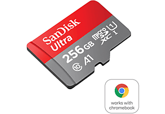 SANDISK Ultra für Chromebooks, Micro-SDXC Speicherkarte, 256 GB, 120 MB/s