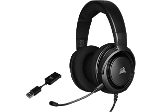 CORSAIR HS45 Surround - Casque de jeu, Noir/Gris