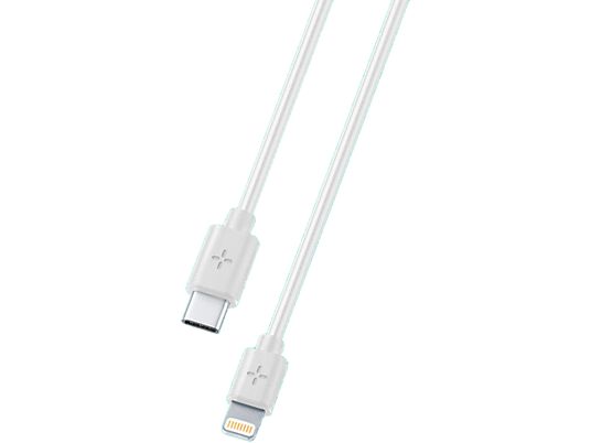 PLOOS PLCABC2LMFI2MW - USB-C-Kabel für Lightning (Weiss)
