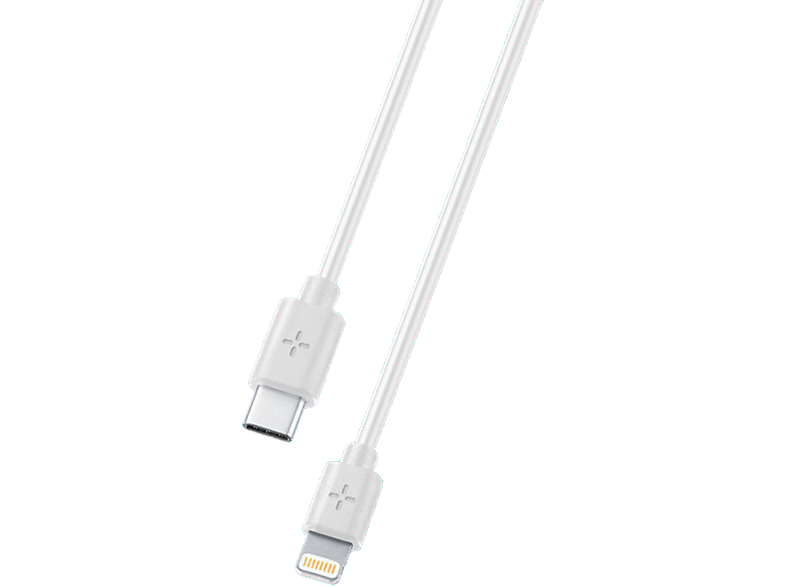 PLOOS PLCABC2LMFI1MW - USB-C-Kabel für Lightning (Weiss)