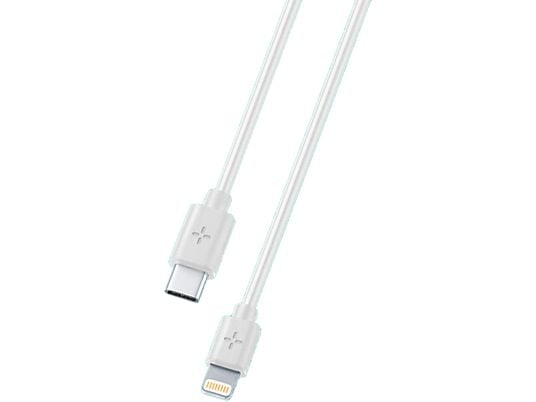 PLOOS PLCABC2LMFI1MW - USB-C-Kabel für Lightning (Weiss)