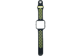 CELLECT Fitbit Blaze szilikon óraszíj, Fekete-Zöld