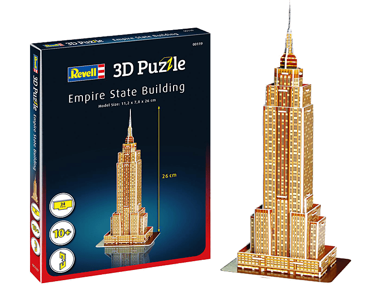 REVELL Empire State Building 3D Puzzle, Mehrfarbig
