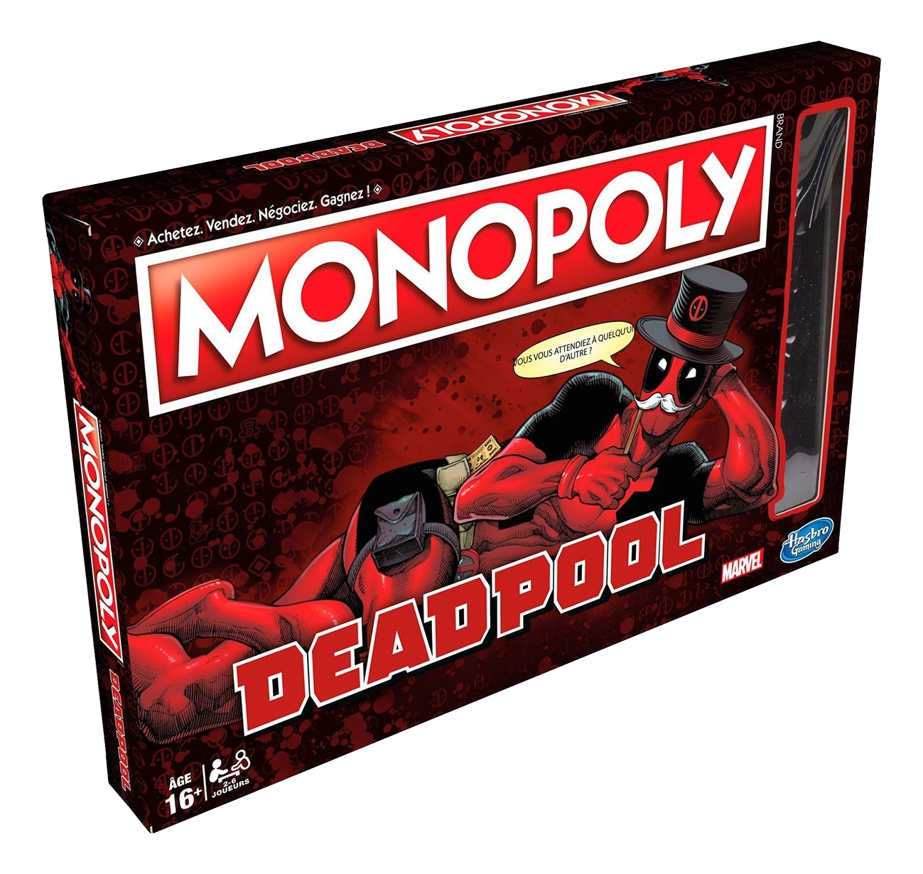 HASBRO Monopoly : Deadpool - Jeu de société (Multicolore)