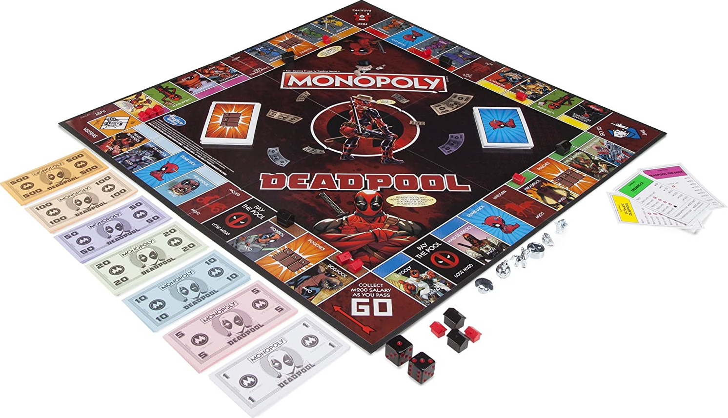 HASBRO Monopoly : Deadpool - Jeu de société (Multicolore)