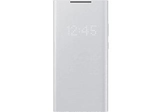 SAMSUNG Galaxy Note 20 Ultra LED cover, Fehér-ezüst