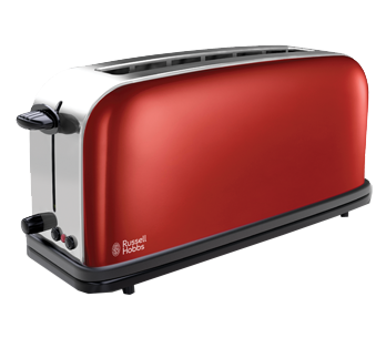 Russell Hobbs Flame Red broodrooster long slot