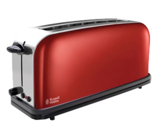 Russell Hobbs Colours Flame Red Long Slot Toaster