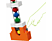 HUBELINO Pompa a sfera + Set di sfere Bundle (Estensione) - Pista di sfere (Multicolore)