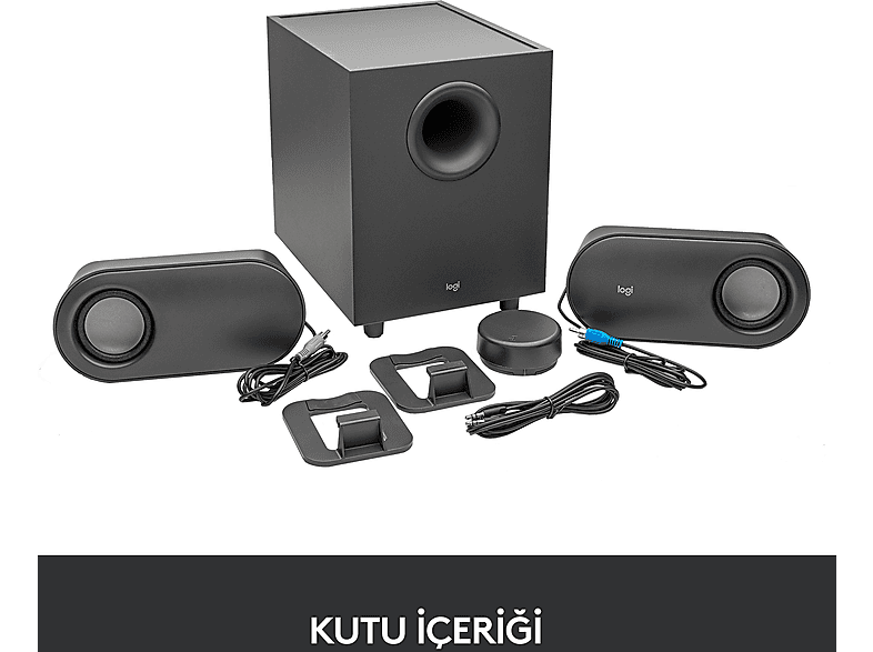 LOGITECH Z407 Subwoofer 2.1 Kablolosuz Bluetooth Bilgisayar