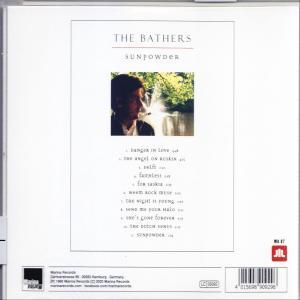 Album-Rückseite. Enthält Foto eines Mannes, darunter Songtitel.
