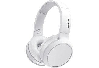 Auriculares inalámbricos - Philips TAH5205, De diadema, Bluetooth, Plegables, Hasta 29 horas, Blanco