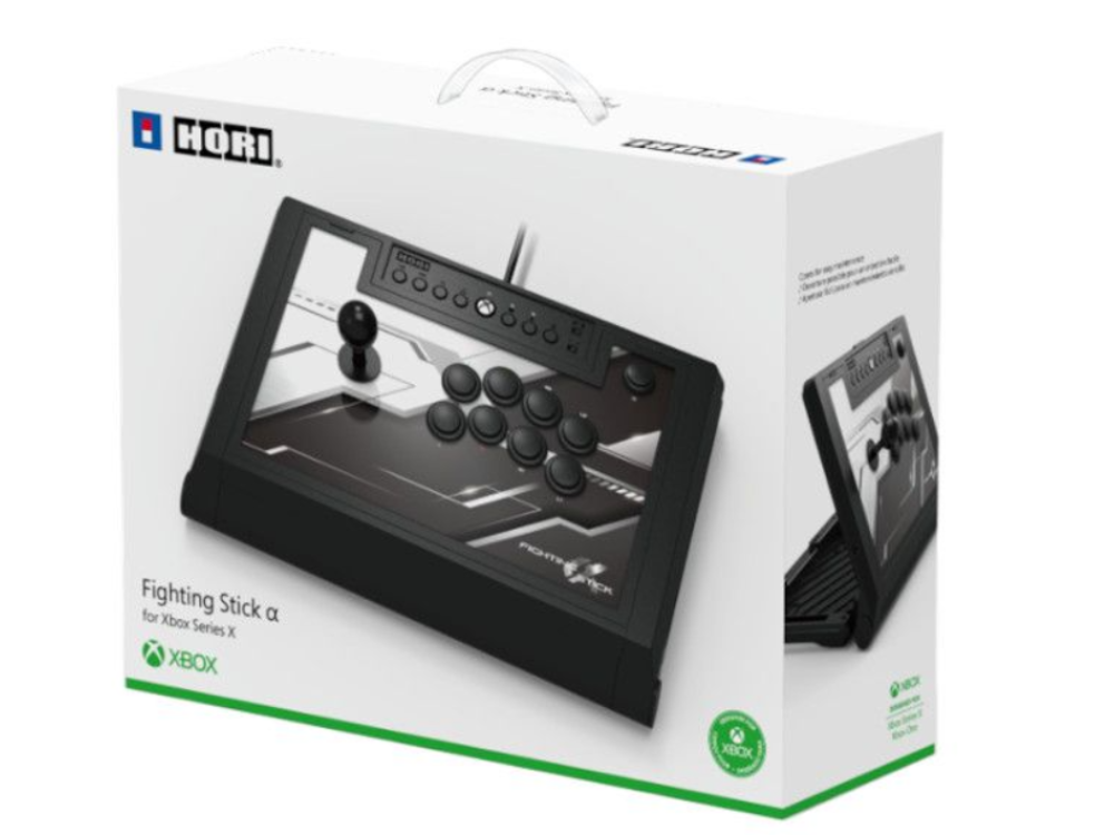 Mando - Hori Fighting Stick A, Para Xbox Series X | S / Xbox One, Micrófono, Negro