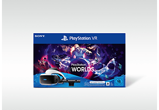 SONY PS VR Starter Pack inklusive PS VR-Headset / PS Camera / PS Camera-Adapter / VR Worlds Gutscheincode Gaming Zubehör