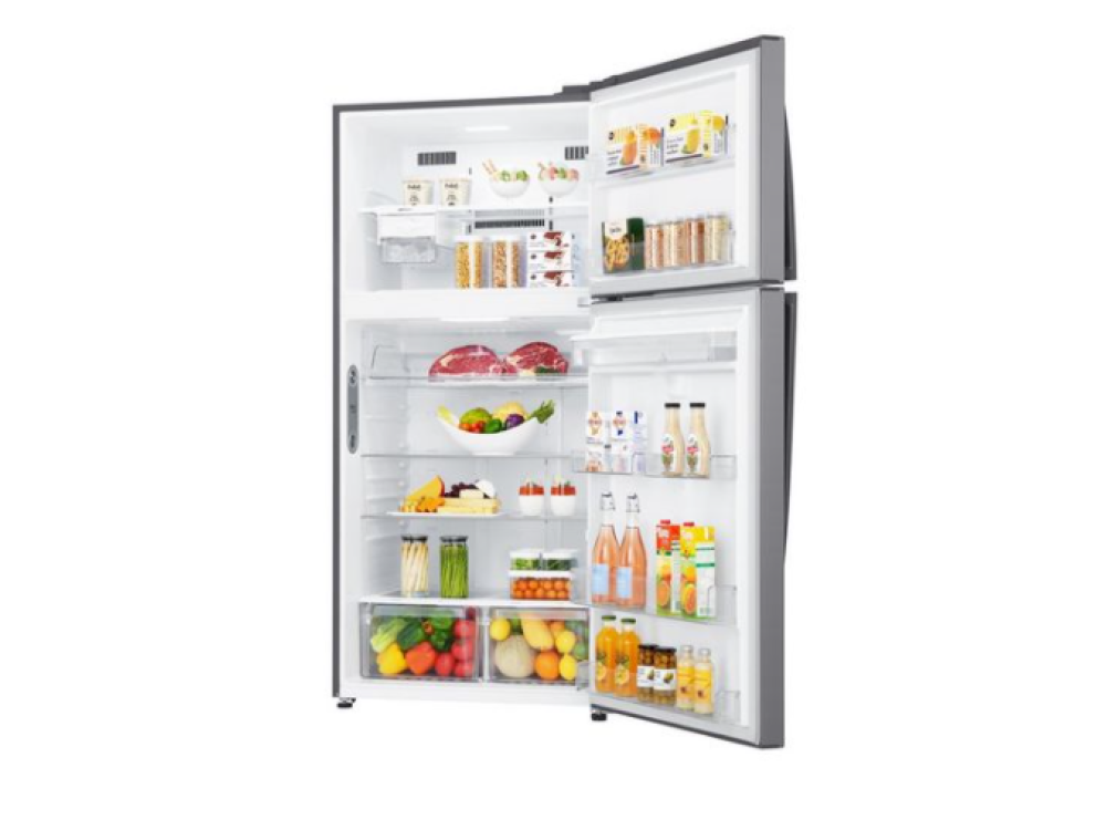 Frigorífico dos puertas - LG GTF916PZPZD, 592 l, Total No Frost, 184 cm, 38 dB, Inox