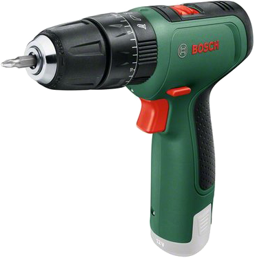 BOSCH EasyImpact 1200 Akkus ütvefúró-csavarozógép és 12 részes fúrószár-és bitkészlet, 12V (2x 1,5Ah) (06039D3105)