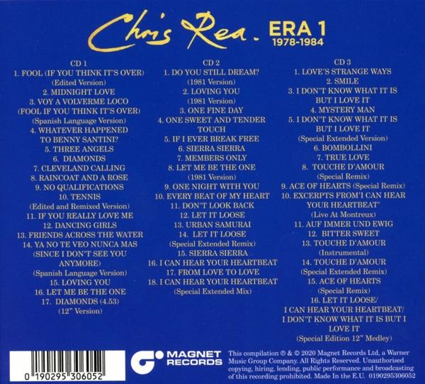Chris Rea - ERA (CD) A\'S RARITIES And 1 B\'S 