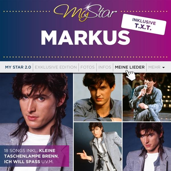 Markus Albumcover mit verschiedenen Fotos eines Mannes. Text enthält "My Star" und "EXKLUSIVE EDITION".