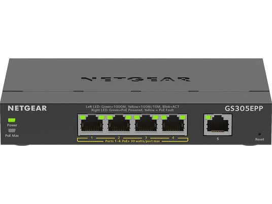 NETGEAR GS305EPP - Switch (Nero)