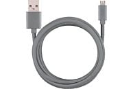 ISY USB-kabel - microUSB Grijs 1.8 m Grijs (29099)