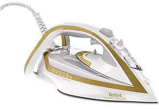 TEFAL FV5646 2600W Turbo Pro Kireç Avcısı Buharlı Ütü Beyaz Gold + Makyaj Çantası Hediyeli