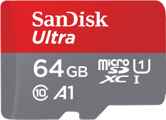 SANDISK Carte mémoire microSDXC Ultra 64 GB (00186504)