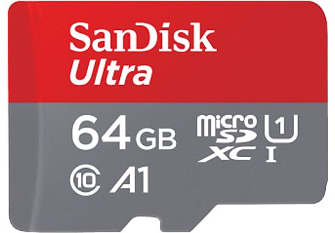 SANDISK Carte mémoire microSDXC Ultra 64 GB (00186504)