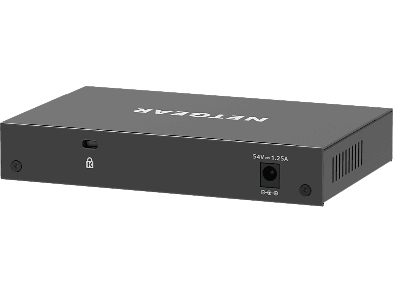 NETGEAR SOHO GS300 Desktop Gigabit Smart Switch, 8x RJ-45, 62W PoE+, Schwarz (GS308EP-100) — Foto 3 von 5