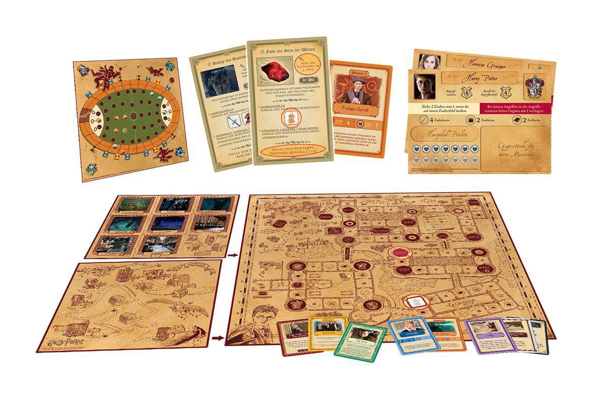 TOPI GAMES Harry Potter: Ein Jahr in Hogwarts Gesellschaftsspiel Mehrfarbig