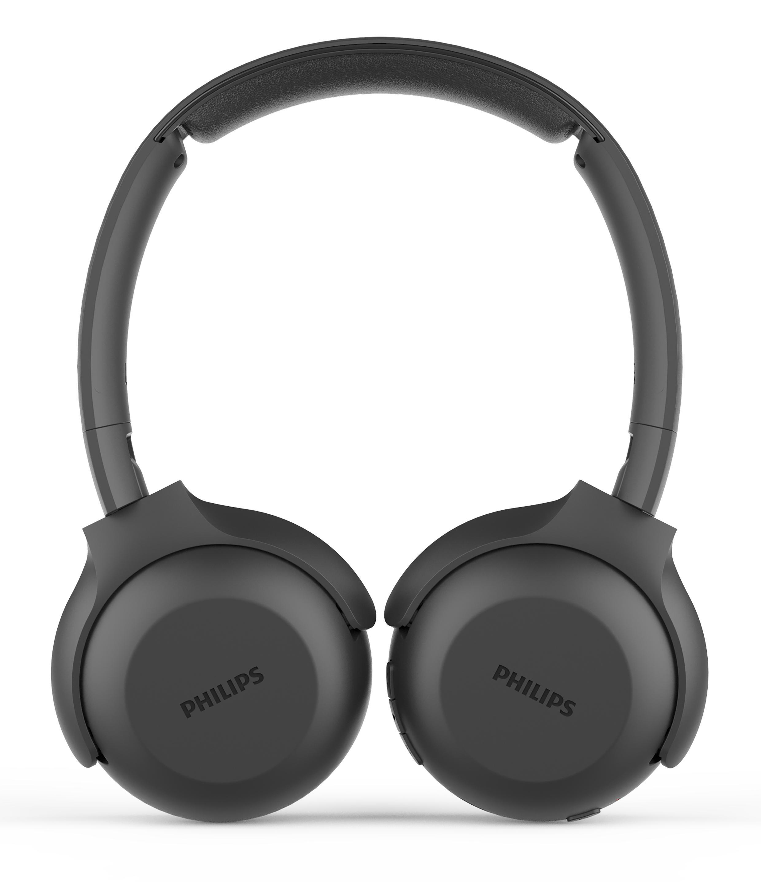 Schwarz On-ear PHILIPS Kopfhörer Bluetooth UH202BK,