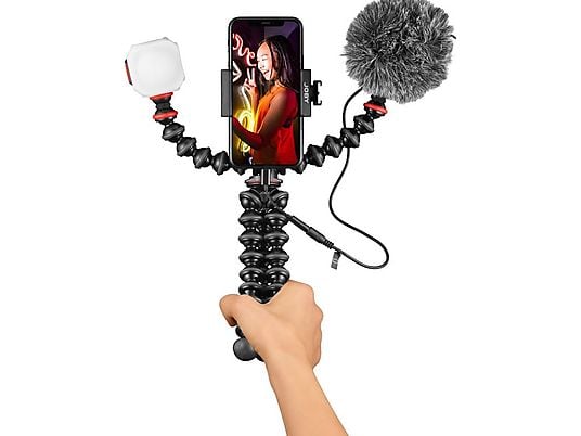 JOBY GorillaPod Mobile - Vlogging Kit (Schwarz/Rot)