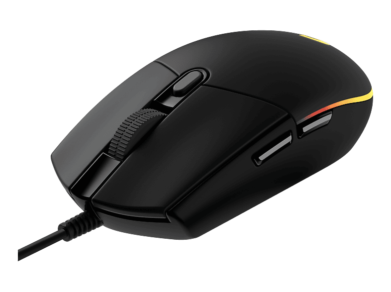 Logitech G G203 Lightsync Kabelgebundene Gaming Maus, Lightsync RGB, 6 Tasten, Schwarz — Foto 3 von 4