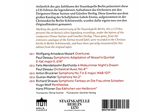 Staatskapelle Berlin/Suitner/Blomstedt - Staatskapelle Berlin Legendary Eterna Recordings  - (CD)