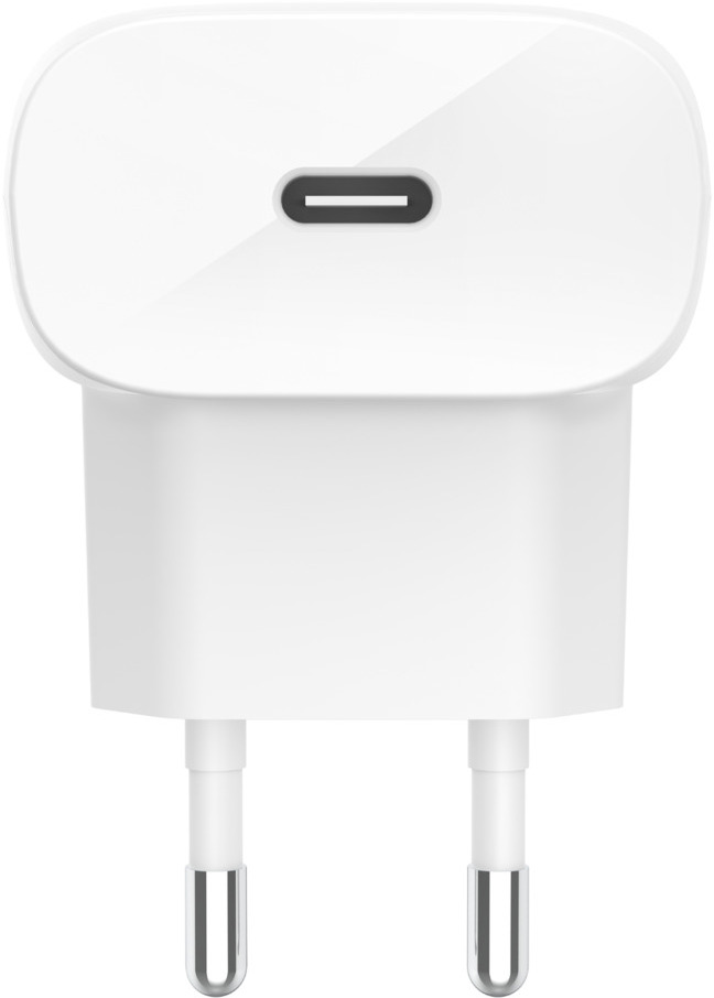 BELKIN Chargeur USB-C + Câble USB-C - Lightning 20 W Blanc (WCA003VF04WH)