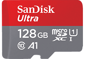 SANDISK Ultra, Micro-SDXC Micro Speicherkarte, 128 GB, 120 MB/s