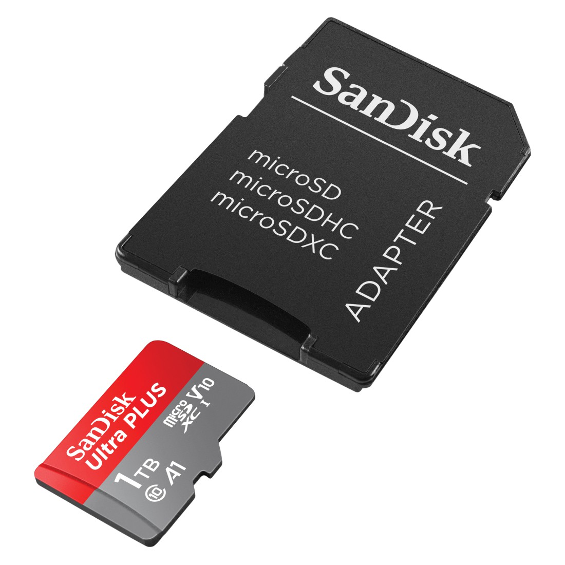 SANDISK Ultra PLUS, Micro-SDXC Speicherkarte, 1 TB, 130 MB/s