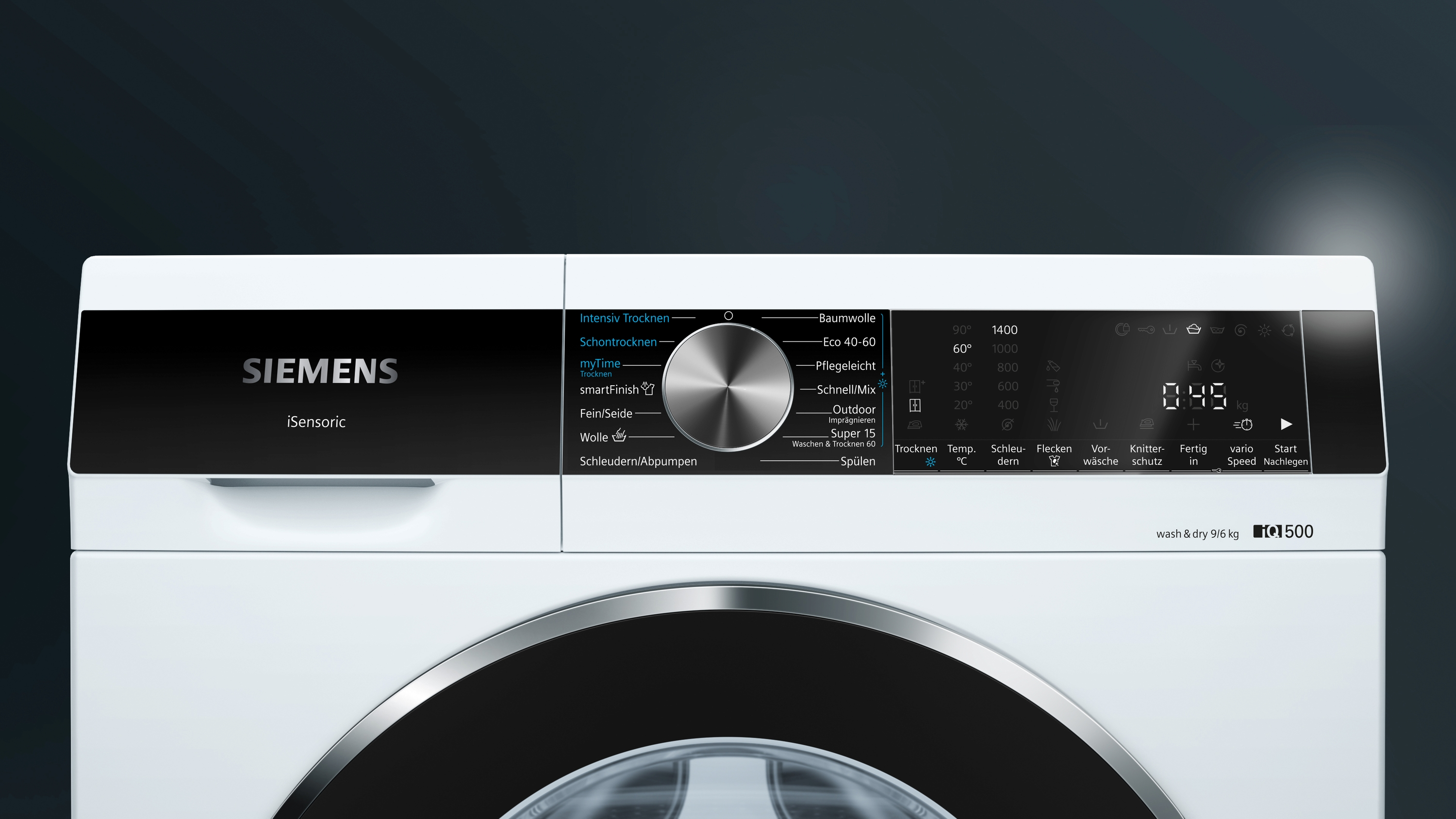 SIEMENS WN44G240 Waschtrockner (9 kg / 6 kg, 1400 U/Min.)