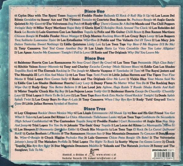 Album-Titelliste mit verschiedenen Songtiteln und Künstlernamen.