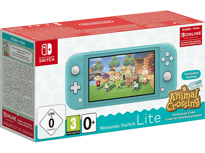 Nintendo Switch Lite + Animal Crossing + Online-Mitgliedschaft