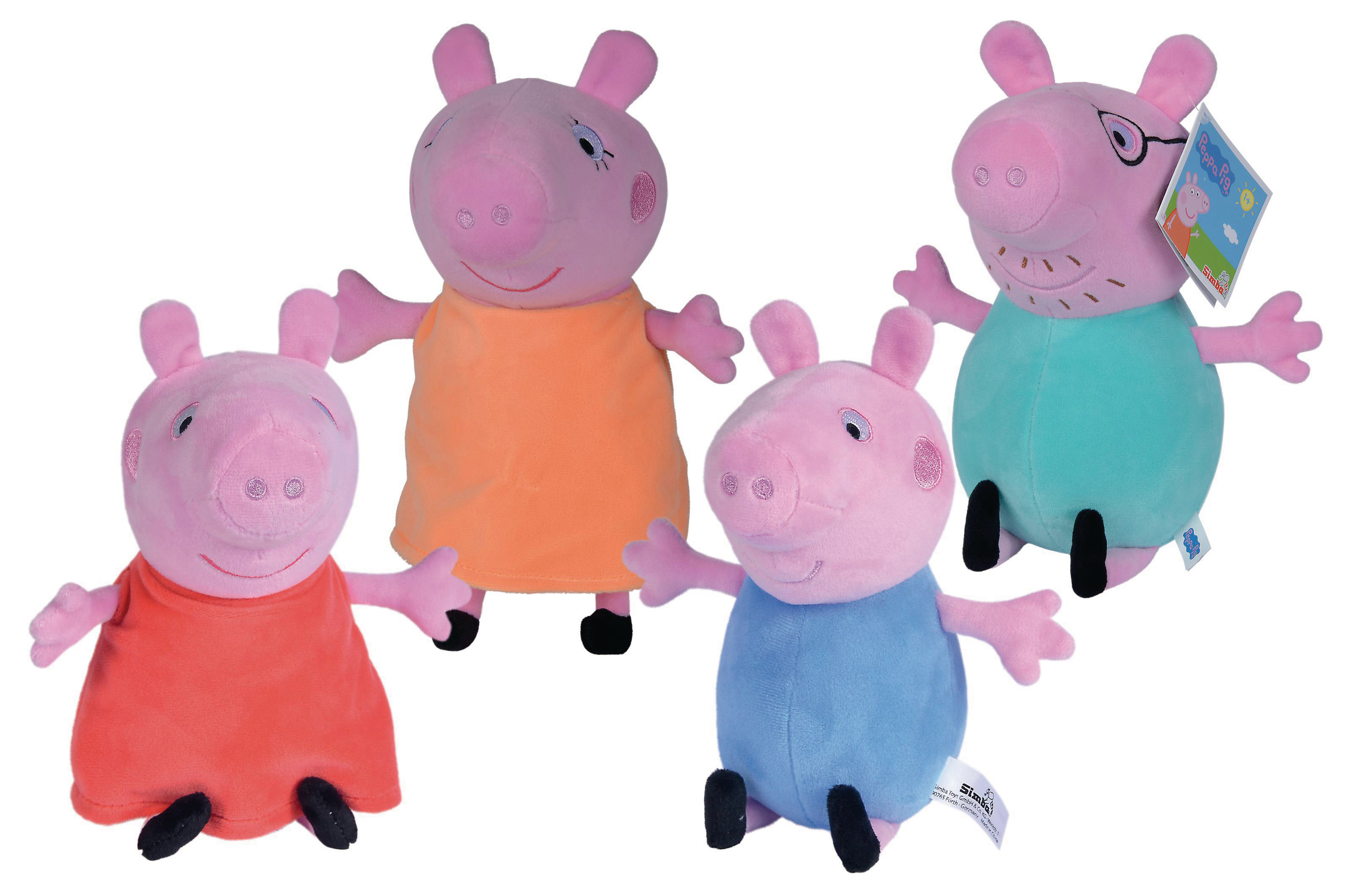 Pig Plüschfigur Peppa Mehrfarbig SIMBA TOYS