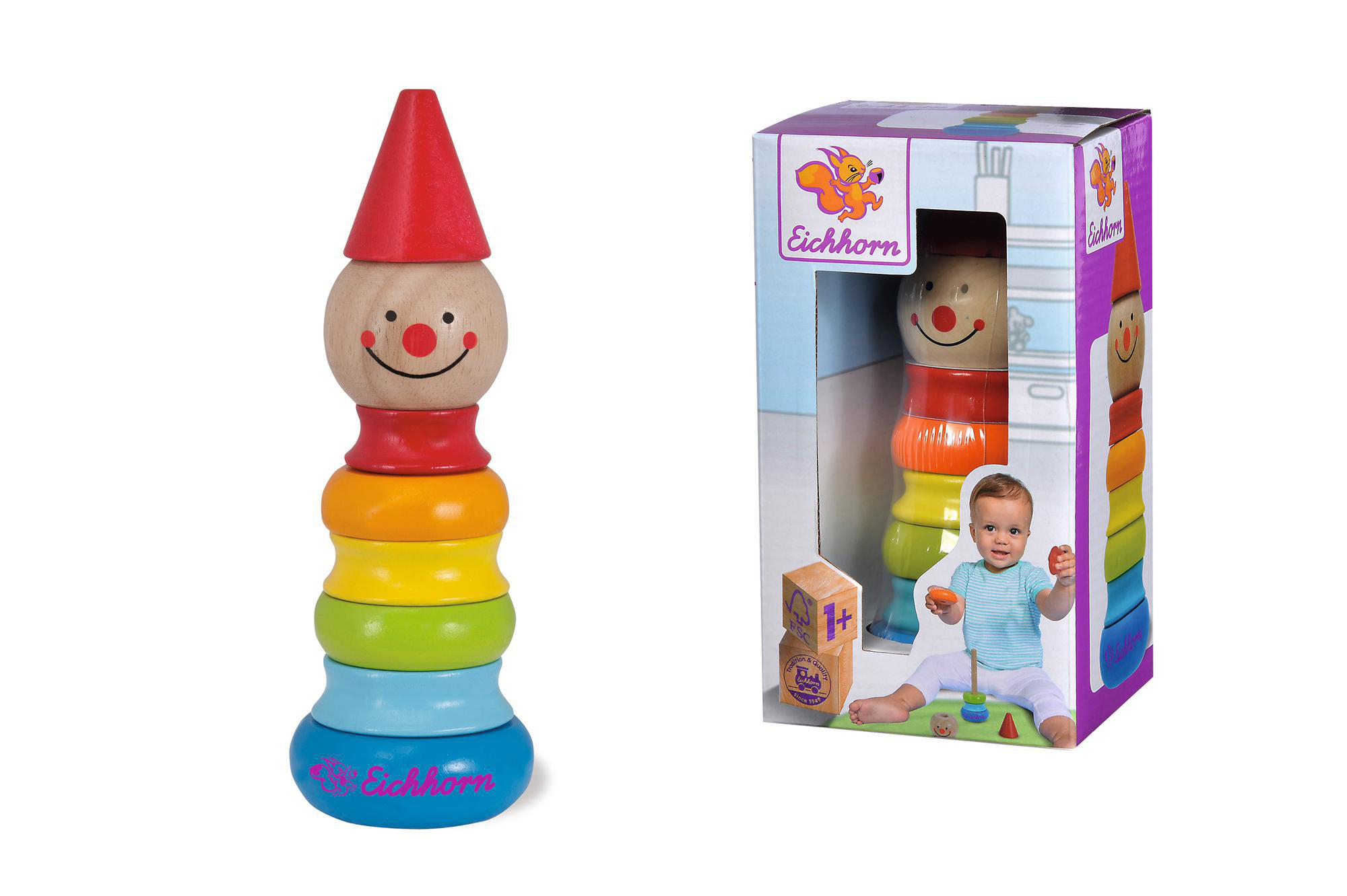 EICHHORN Kasper Steckfigur Mehrfarbig
