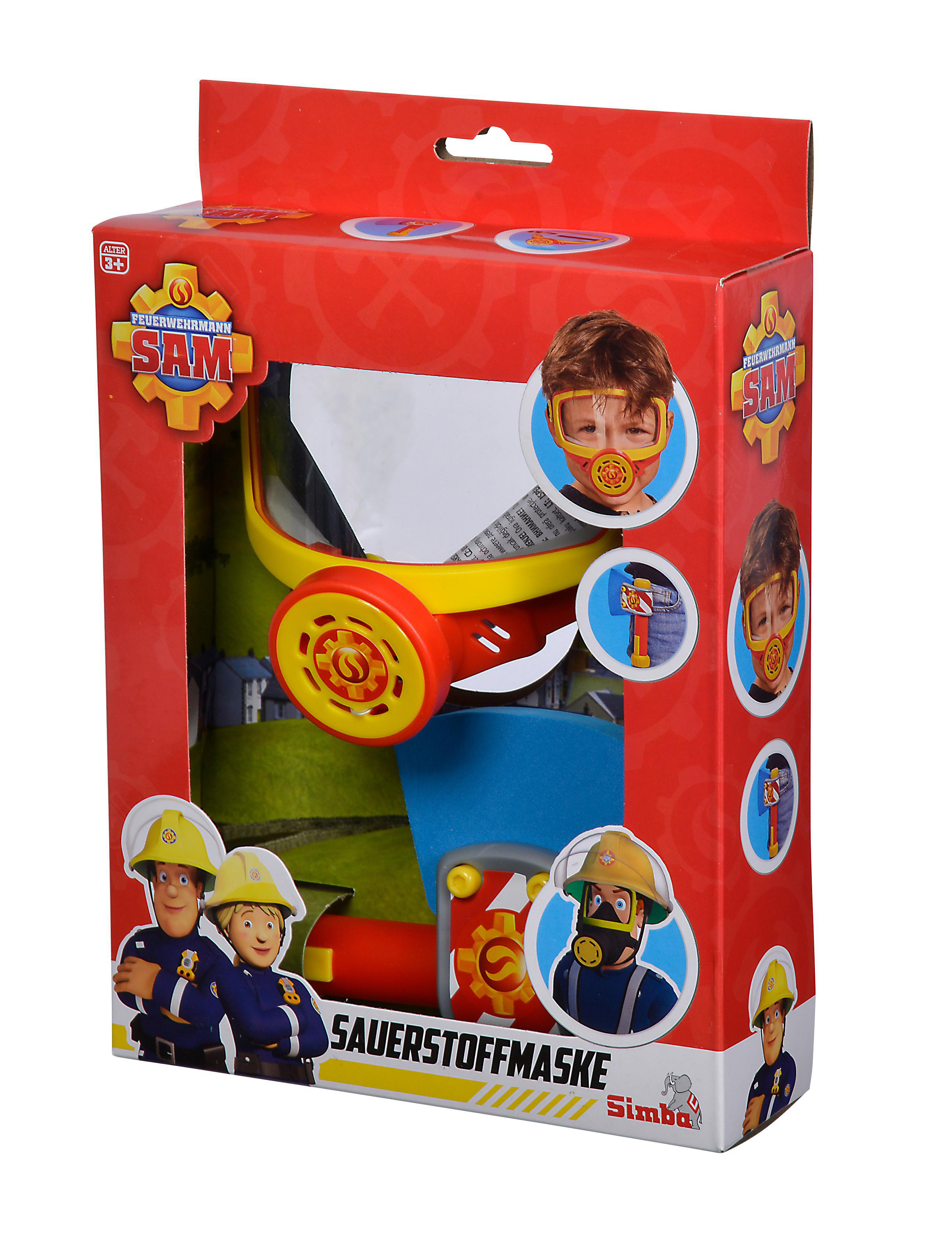 Rollenspielzeug, Feuerwehrmann TOYS Sauerstoffmaske Sam Mehrfarbig SIMBA