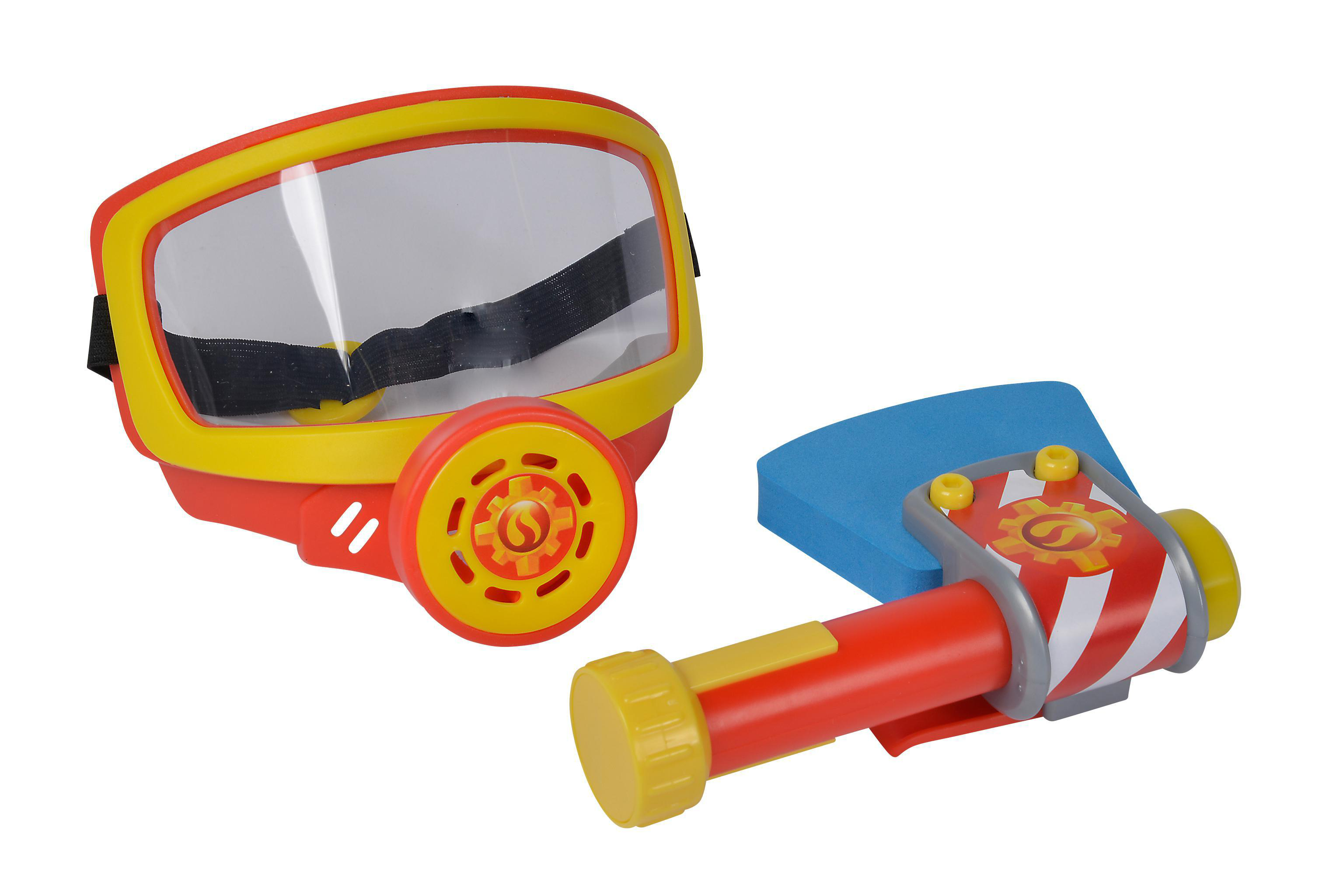 Feuerwehrmann Rollenspielzeug, Sam TOYS Mehrfarbig Sauerstoffmaske SIMBA