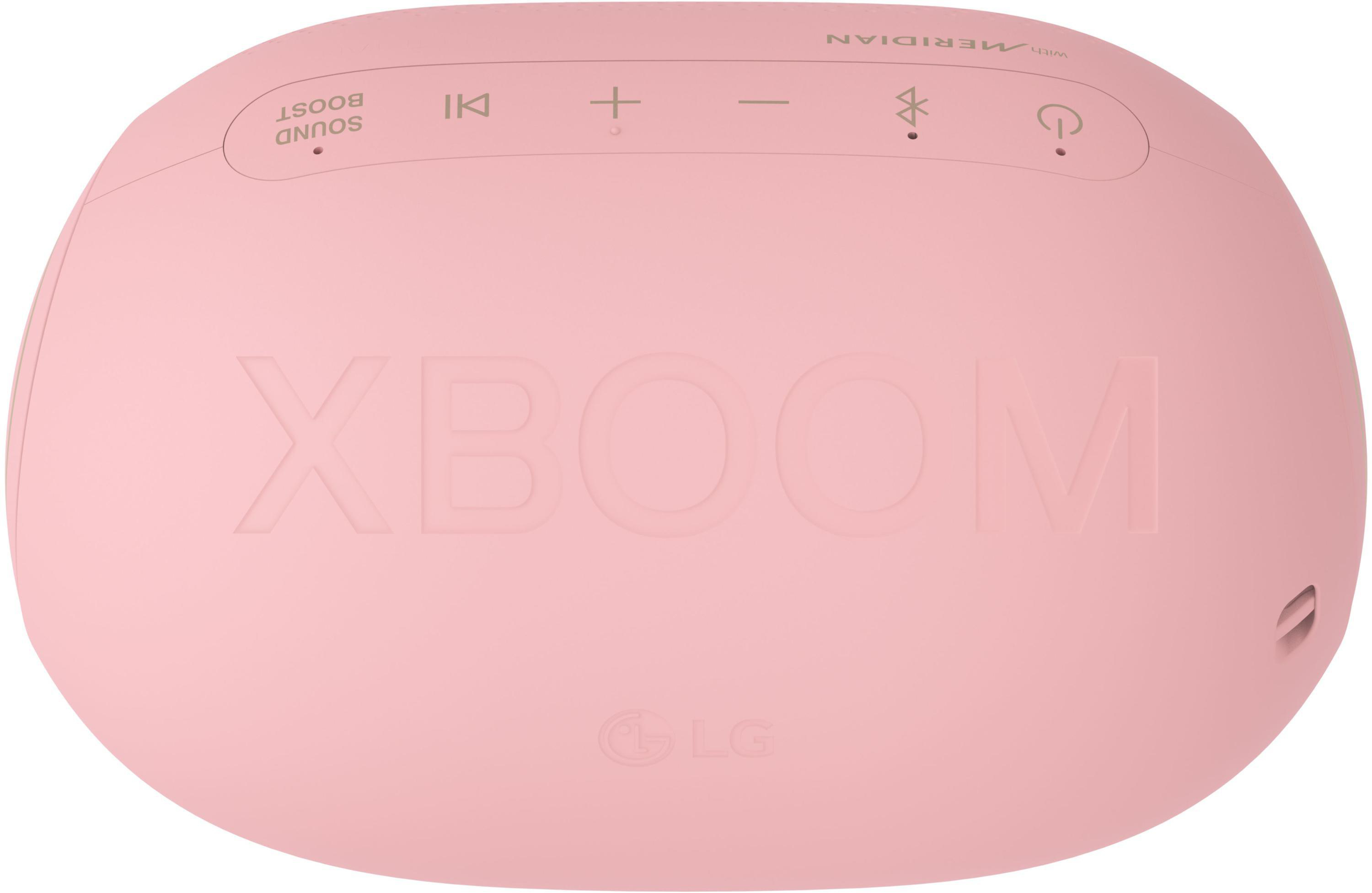 LG HBS-FN6.APL2P, In-ear Kopfhörer Bluetooth Weiß/Bubble Gum