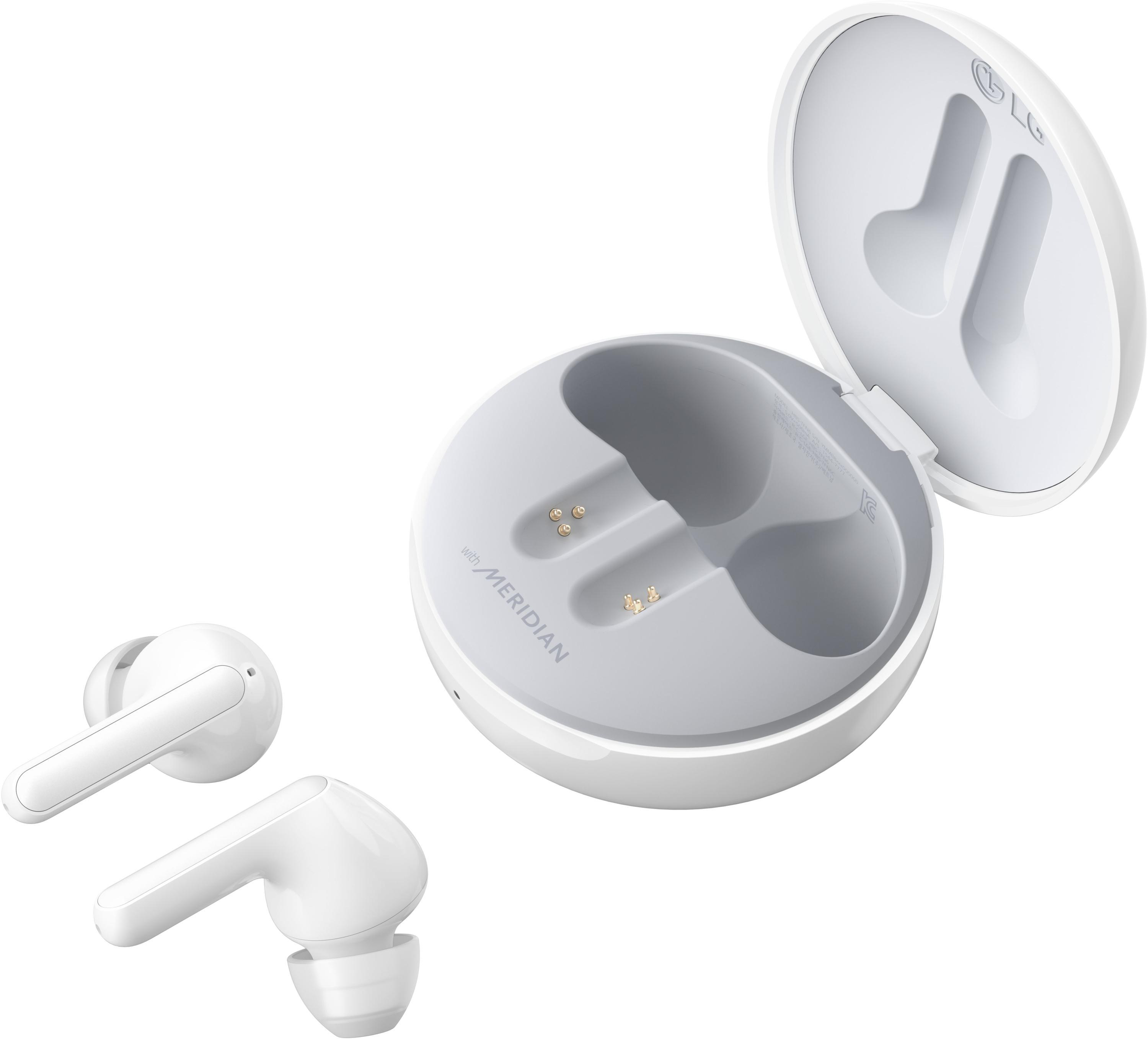 LG In-ear Kopfhörer Weiß/Sour Lemon Bluetooth HBS-FN4.APL2S,