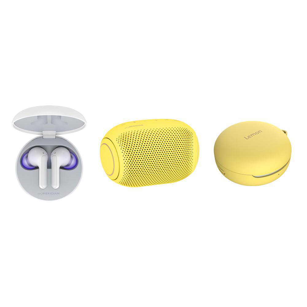 HBS-FN6.APL2S, Weiß/Sour LG Lemon Kopfhörer In-ear Bluetooth