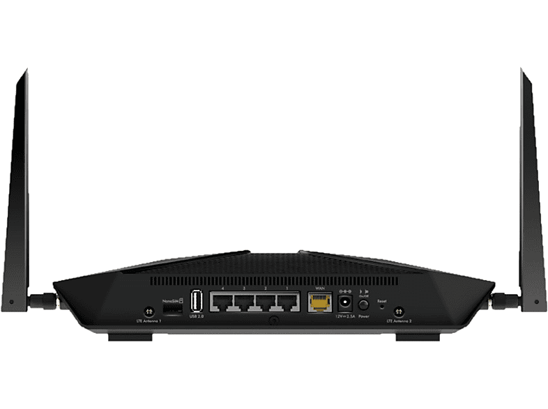 NETGEAR Nighthawk LAX20 4G LTE, Schwarz (LAX20-100EUS); WLAN Router — Foto 2 von 2