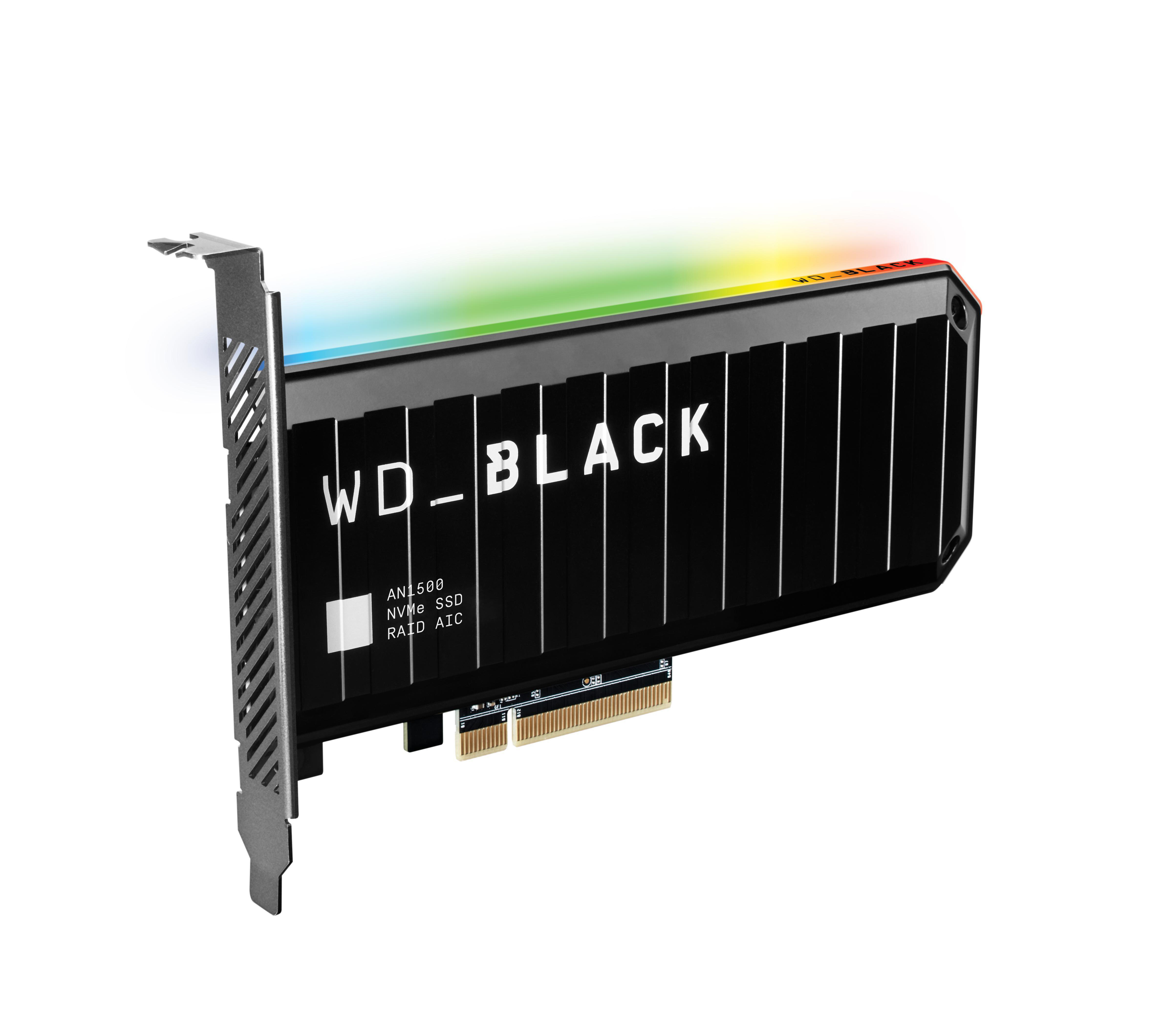 SSD via 4 PCIe, intern WD_BLACK Bulk, TB Speicher AN1500 M.2