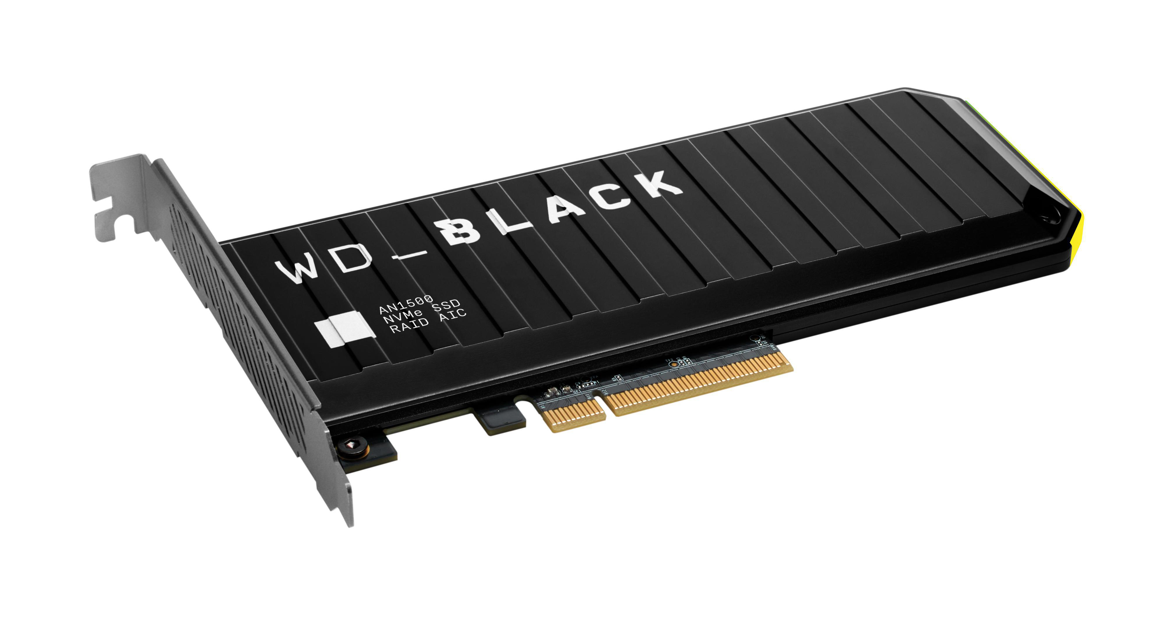 via Speicher M.2 PCIe, WD_BLACK AN1500 SSD intern 4 Bulk, TB